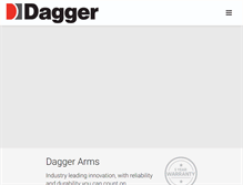 Tablet Screenshot of daggerarms.com